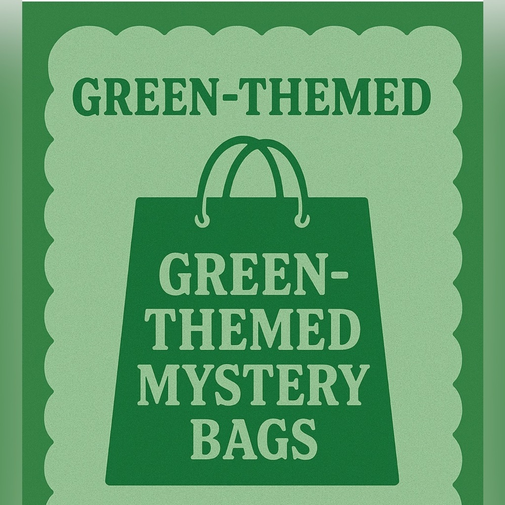 XS Green Theme Mystery Box - value $253 - 7 items​